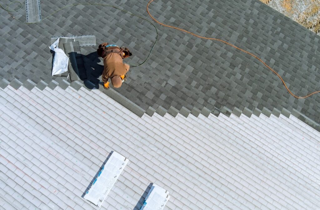 replace or repair roof in Erie